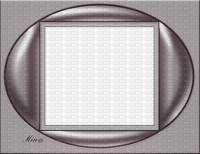frame-ovale-silver-pink-520x400 - PNG gratuit