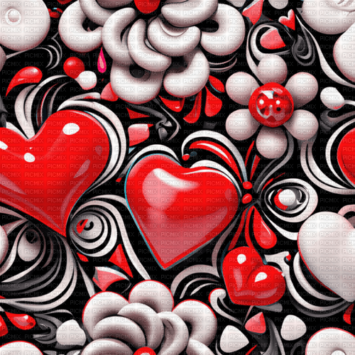 Background Heart Flower - Bogusia - Free PNG