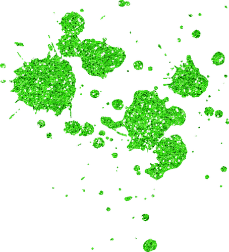 Glitter.Spatter.Green - 免费PNG