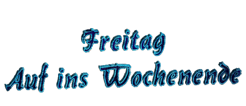 freitag - Animovaný GIF zadarmo