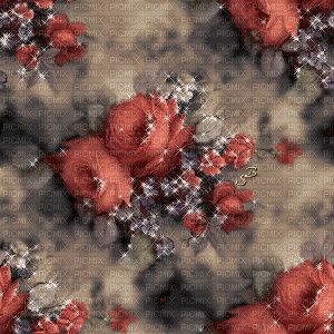 Ani-bg-blommor-rosa - Darmowy animowany GIF