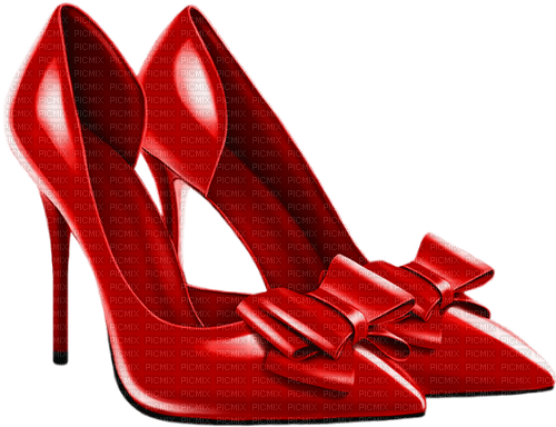 Zapatos rojos de mujer - ilmainen png