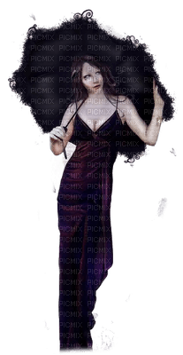 Kaz_Creations Woman Femme With Umbrella Parasol - Free PNG
