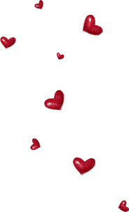 Kaz_Creations  Valentine Love Deco Hearts - PNG gratuit