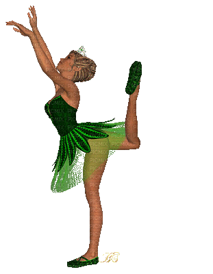 Bailarina 4 - Animovaný GIF zadarmo