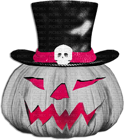 soave deco halloween  pumpkin  black white pink - ücretsiz png