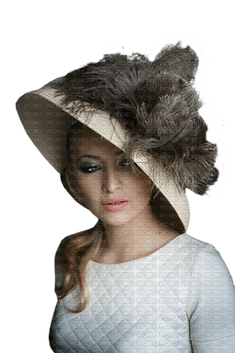 woman in hat by nataliplus - zdarma png