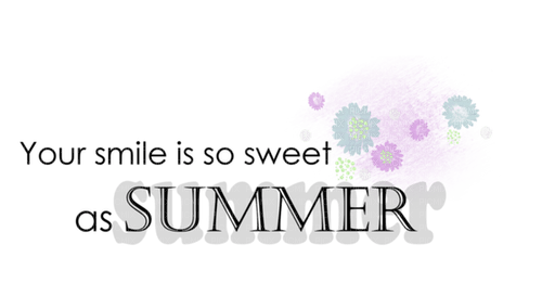 Summer Smile Sweet Text - Bogusia - Free PNG