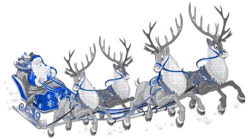 soave deco christmas santa claus sled sleigh - бесплатно png