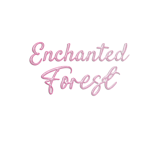 kikkapink enchanted forest text - фрее пнг