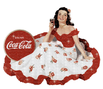 coca cola woman bp - 無料のアニメーション GIF