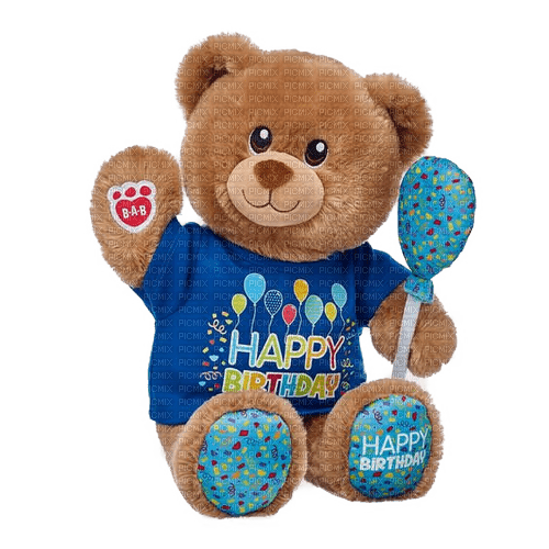 Birthday.Children.Teddy bear.Victoriabea - darmowe png