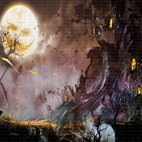 halloween background by nataliplus - Free PNG