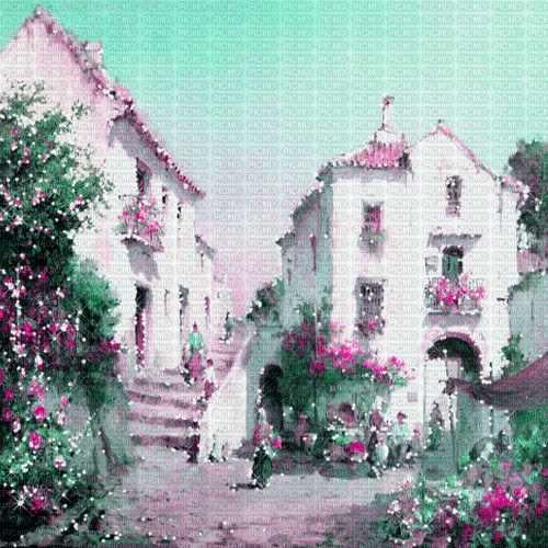 green pink milla1959 - Free animated GIF