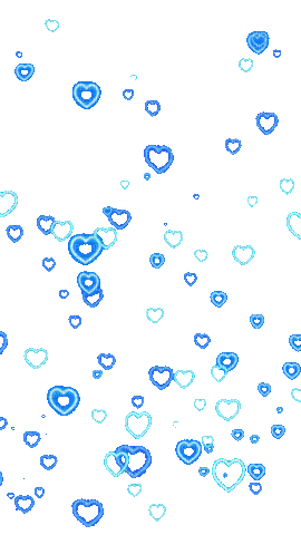blue hearts - GIF animado gratis