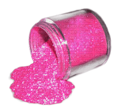 Pink glitter - nemokama png