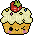 cupcake - GIF animado gratis