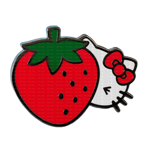 strawberry hello kitty - 無料png
