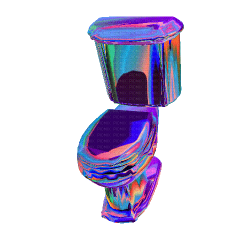 spinning toilet - Zdarma animovaný GIF