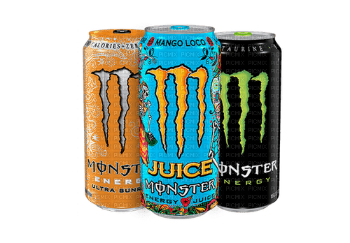 Energy drink Monster, Adam64 - δωρεάν png