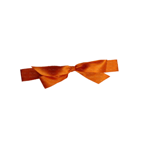 kikkapink deco scrap orange bow - ilmainen png