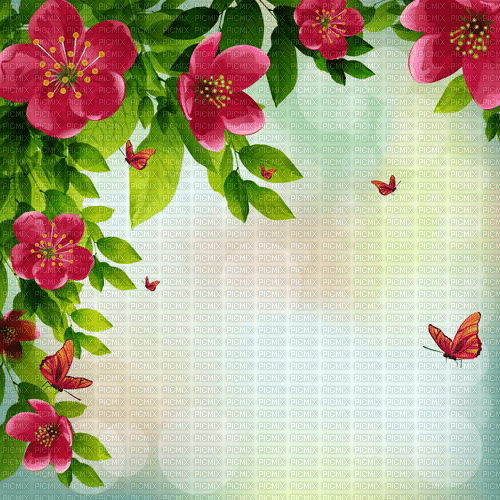 Y.A.M._Spring Summer background - Free PNG