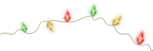 Christmas.Lights.Red.Green.Yellow - Free PNG