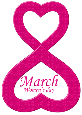 Kaz_Creations 8th March Happy Women's Day - безплатен png