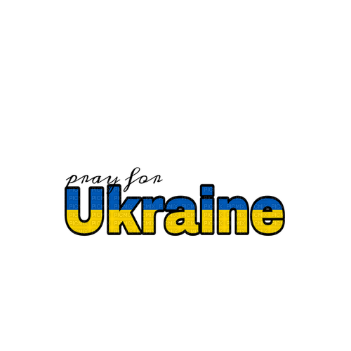Pray For Ukraine - Bogusia - gratis png