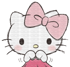 Hello kitty adorable pardon désolé cute - Бесплатный анимированный гифка