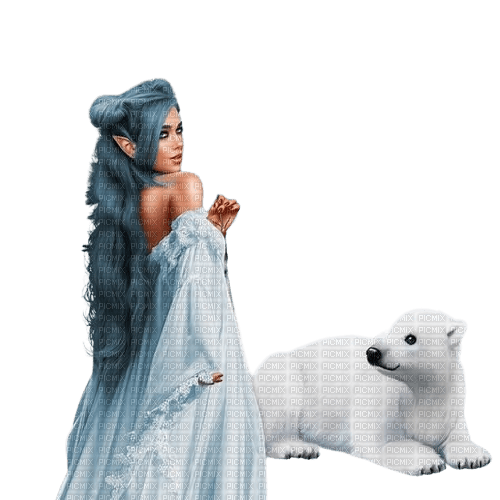 loly33 elfe hiver ours - gratis png