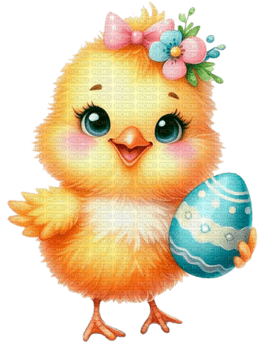 Easter chicken by nataliplus - ilmainen png