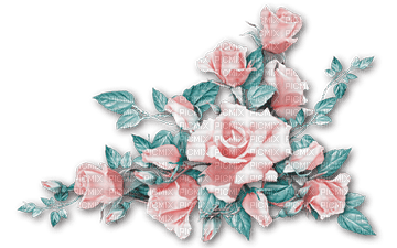 soave deco flowers rose branch vintage spring - png grátis