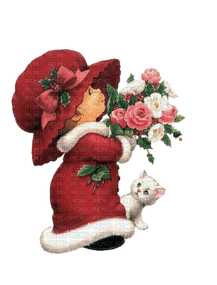Kaz_Creations Cute Christmas KItten - PNG gratuit