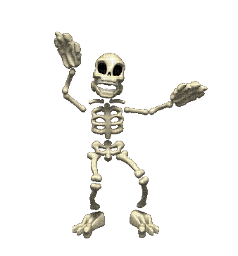 skeleton skelett fun  dancer tube gothic halloween gif anime animated animation - GIF animado gratis