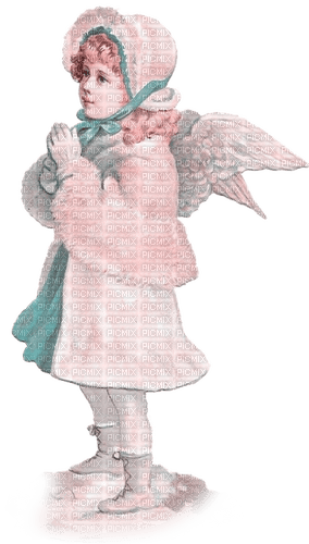 kikkapink children child baby winter angel vintage - ilmainen png