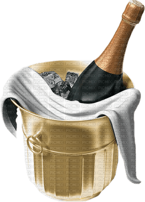Kaz_Creations Deco Champagne Ice Bucket - nemokama png