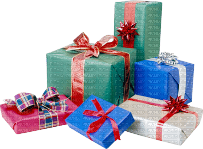 christmas gifts - zdarma png