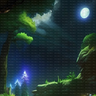 Forest at Midnight - 免费PNG