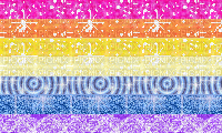They/them lesbian flag - Zdarma animovaný GIF