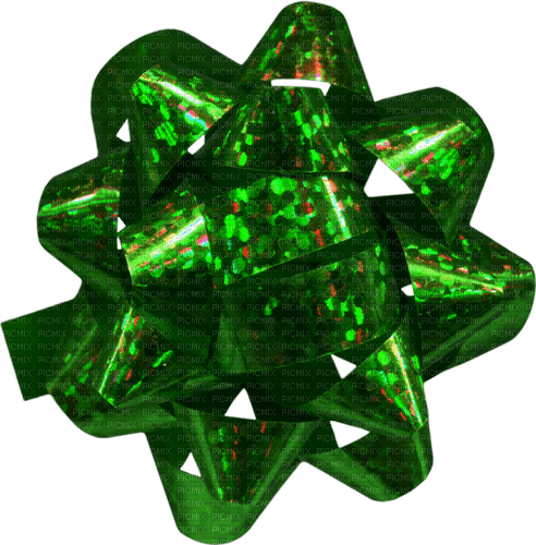 Gift.Bow.Green - δωρεάν png