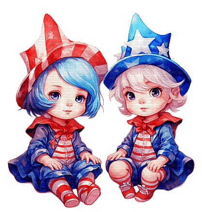 4thOfJuly-Child-Watercolor - zdarma png