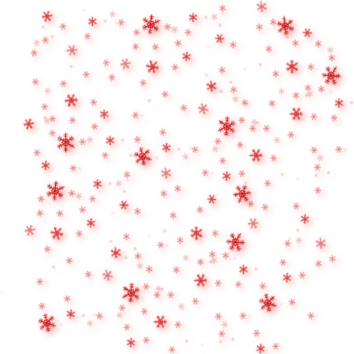 Snowflakes.Red - nemokama png
