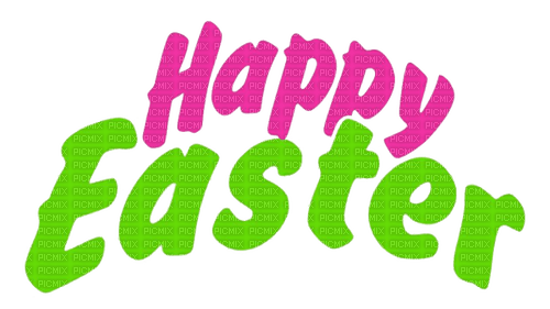 Happy Easter.Text.Victoriabea - 免费PNG