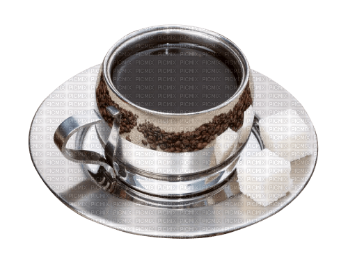 Coffee Cup Silver - besplatni png