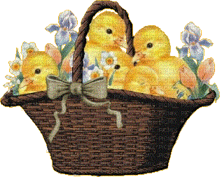 easter-chiken-animated - Free animated GIF