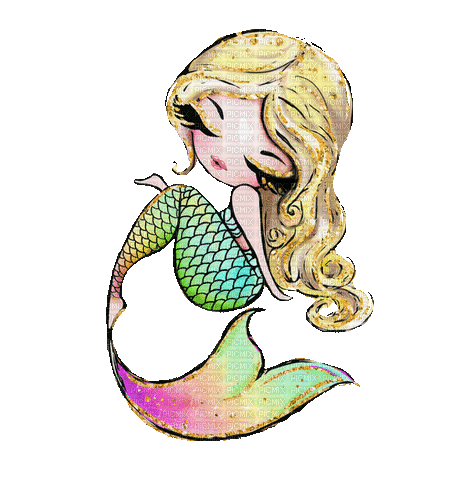 meerjungfrau mermaid - GIF animado grátis