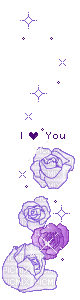 Lilac Roses - GIF animasi gratis