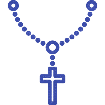 rosario azul - PNG gratuit
