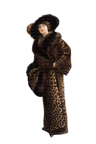 kikkapink winter woman vintage fashion - Free PNG